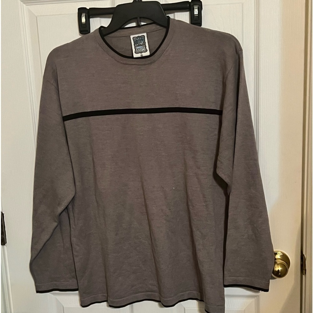 Gray Ocean Current long sleeve sweater size XL